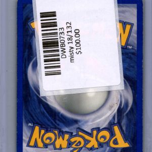 Misty 18/132, Vintage Singles Pokemon card - alternate view