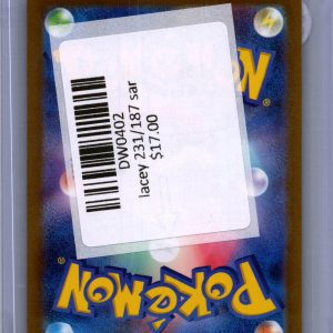 Lacey 231/187 SAR, Japanese Singles Pokemon card - alternate view
