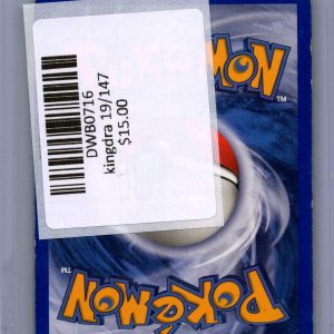 Kingdra 19/147, Vintage Singles Pokemon card - alternate view