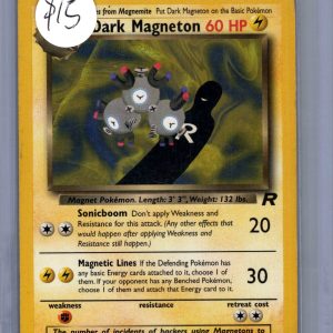Dark Magneton 28/82, Vintage Singles Pokemon card