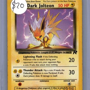 Dark Jolteon 38/82, Vintage Singles Pokemon card