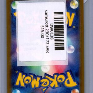 Hisuian Samurott VSTAR 230/172 SAR, Japanese Singles Pokemon card - alternate view
