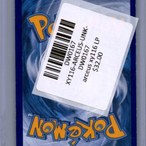 Arceus XY116, PROMO Pokemon card - alternate view