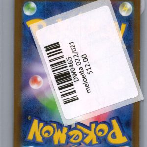 Meloetta 022/021 AR, Japanese Singles Pokemon card - alternate view