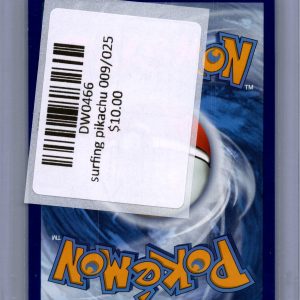 Surfing Pikachu VMAX 009/025, Celebrations Pokemon card - alternate view