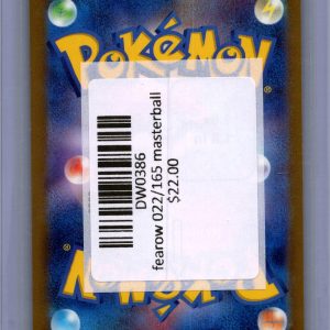 Fearow 022/165 U Masterball, Japanese Singles Pokemon card - alternate view