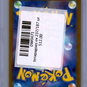 Terapagos EX 237/187 UR, Japanese Singles Pokemon card - alternate view