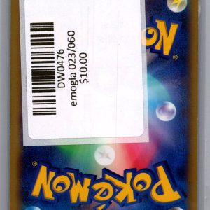 Emolga EX 023/060 RR, Japanese Singles Pokemon card - alternate view