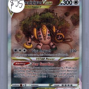 Regigigas Vstar GG55/GG70, Crown Zenith Pokemon card