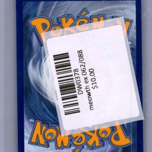 Meowth ex 062/088, Perfect Order Pokemon card - alternate view