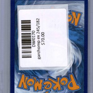 Garchomp EX 245/182, Paradox Rift Pokemon card - alternate view