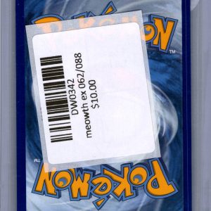 Meowth ex 062/088, Perfect Order Pokemon card - alternate view