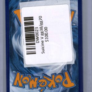 Suicune V GG38/GG70, Crown Zenith Pokemon card - alternate view
