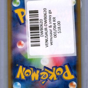 Venusaur and Snivy GX 001/064 RR, Japanese Singles Pokemon card - alternate view