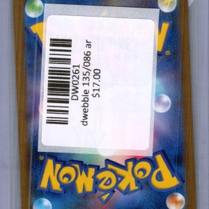 Dwebble 135/086 ar, Japanese Singles Pokemon card - alternate view
