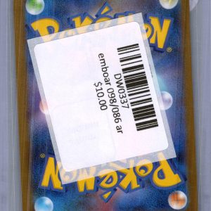 Emboar 098/086 ar, Japanese Singles Pokemon card - alternate view