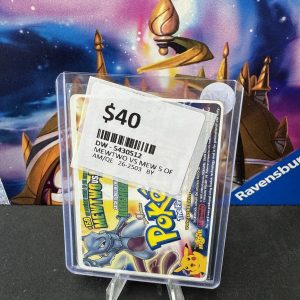 Mewtwo vs Mew Lenticular Card, Promo Pokemon card - alternate view