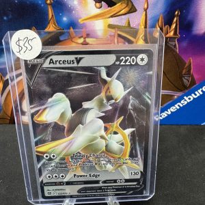 Arceus V 122/172 Metal Card, Promo Pokemon card