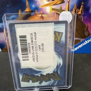 Arceus V 122/172 Metal Card, Promo Pokemon card - alternate view