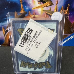 Arceus Vstar 123/172 Metal Card, Promo Pokemon card - alternate view