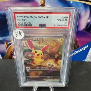 Plusle 065/062 AR PSA 10, Graded Cards Pokemon card