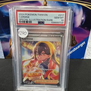 carmine 217 psa 10 Pokemon card