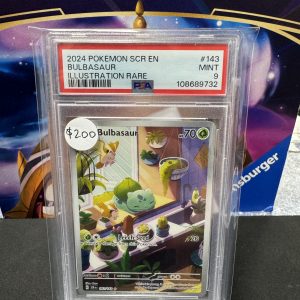 bulbasaur 143 psa 9 Pokemon card
