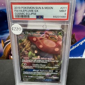 vileplume 211 psa 9 Pokemon card