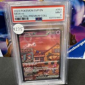 mew ex 53 psa 9 Pokemon card