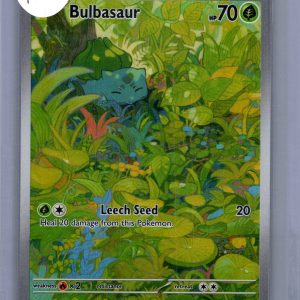Bulbasaur 166/165, 151 Pokemon card