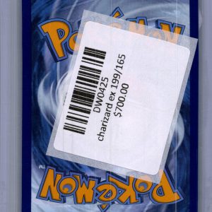Charizard ex 199/165, 151 Pokemon card - alternate view
