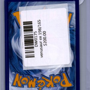 Venusaur ex 198/165, 151 Pokemon card - alternate view