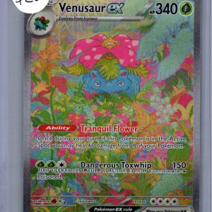 Venusaur ex 198/165, 151 Pokemon card