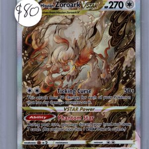 Hisuian Zoroark Vstar GG56/GG70, Crown Zenith Pokemon card