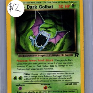 Dark Golbat 24/82, Vintage Singles Pokemon card