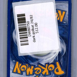 Dark Golbat 24/82, Vintage Singles Pokemon card - alternate view