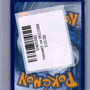 Meowth ex 062/088, Perfect Order Pokemon card - alternate view