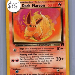 Dark Flareon 35/82, Vintage Singles Pokemon card