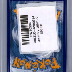 Arceus V 166/172, Brilliant Stars Pokemon card - alternate view