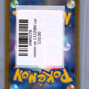Rotom ex 112/080 SAR, Japanese Singles Pokemon card - alternate view
