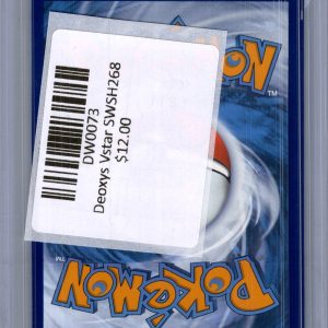 Deoxy Vstar SWSH268, Promo Pokemon card - alternate view
