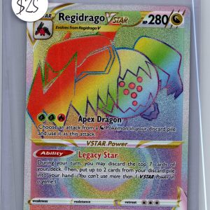 Regidrago Vstar 201/195, Silver Tempest Pokemon card