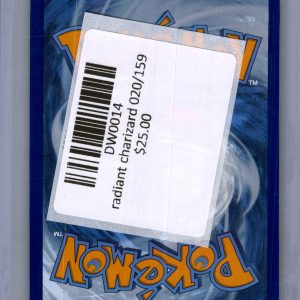 Radiant Charizard 020/159, Crown Zenith Pokemon card - alternate view