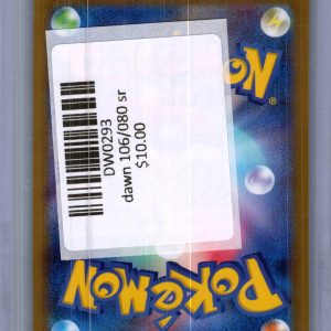 Dawn 106/080 SR, Japanese Singles Pokemon card - alternate view