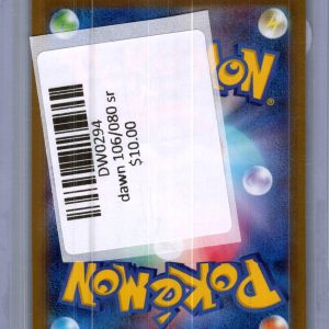 Dawn 106/080 SR, Japanese Singles Pokemon card - alternate view