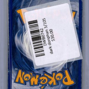 Dark Donphan 3/105, Vintage Singles Pokemon card - alternate view