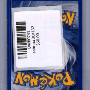Sabrina 20/132, Vintage Singles Pokemon card - alternate view