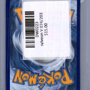 Sylveon V 074/203, Evolving Skies Pokemon card - alternate view