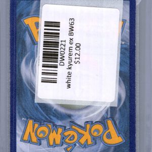 White Kyurem ex BW63, Promo Pokemon card - alternate view