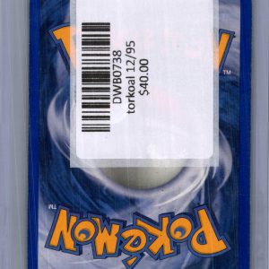 Torkoal 12/95, Vintage Singles Pokemon card - alternate view